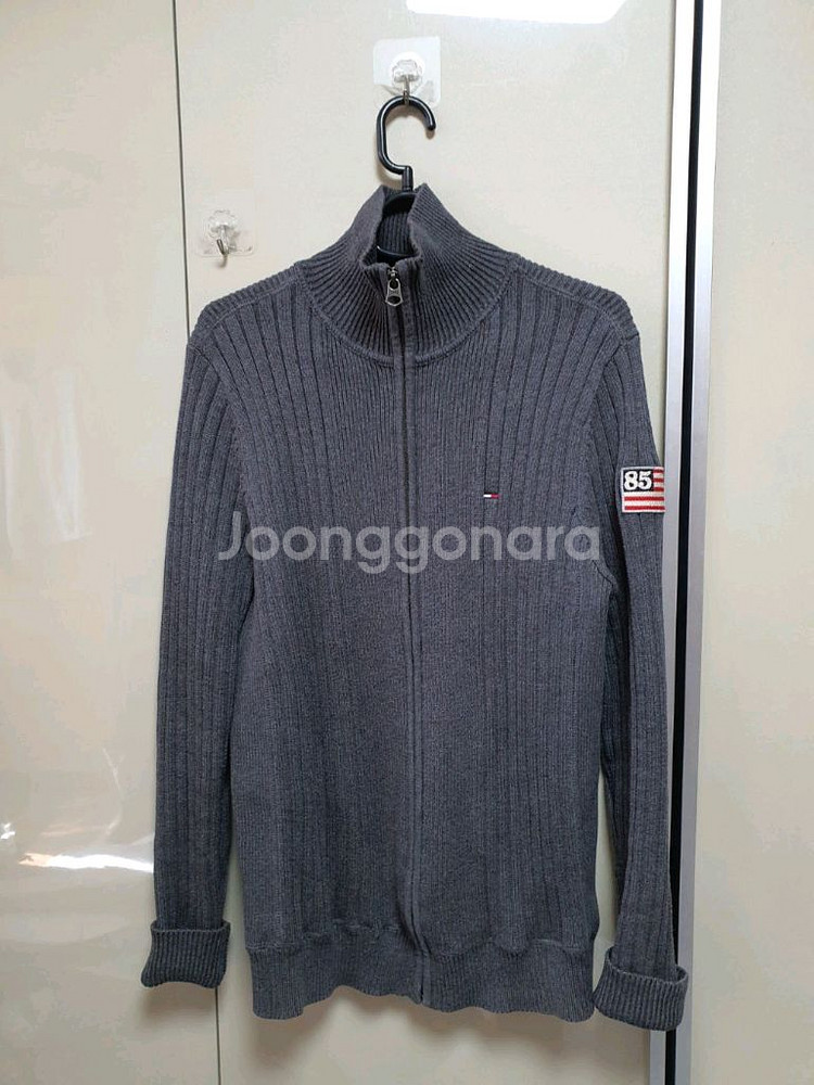 타미힐피거데님 남성 집업가디건(m)/무배1.5 만원--1