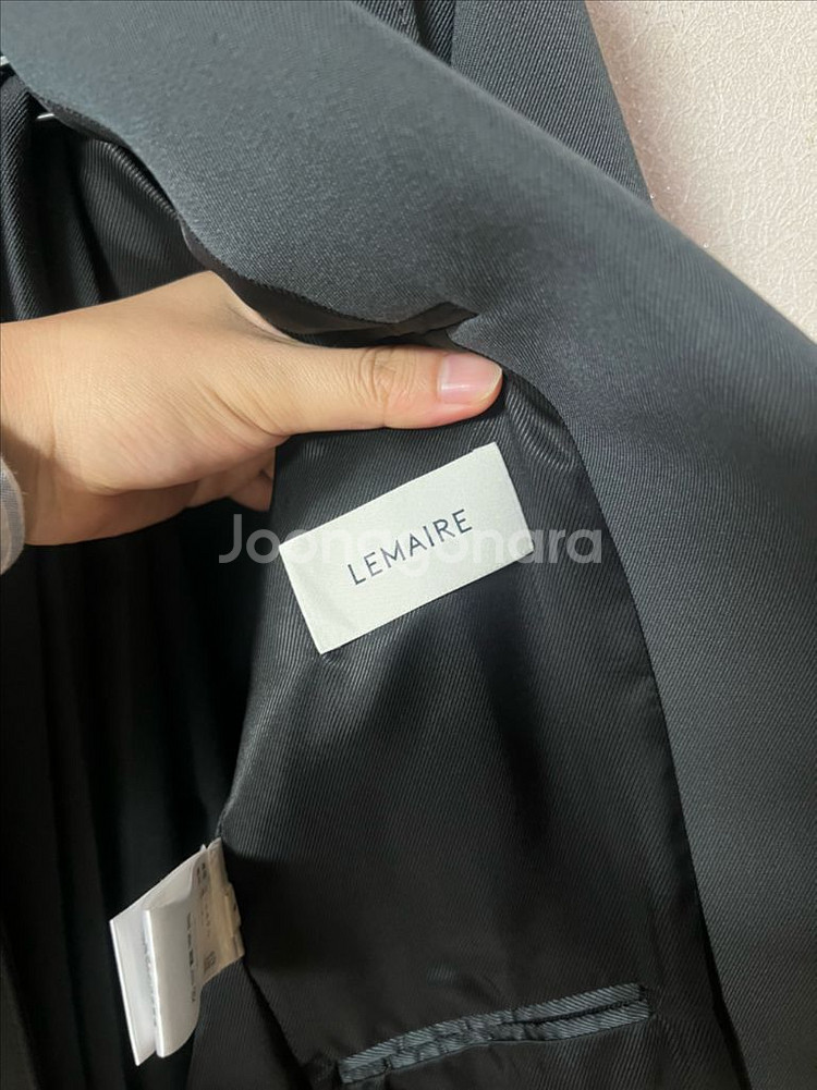 르메르/다크그레이 싱글 브레스티드 셋업/S,46--4