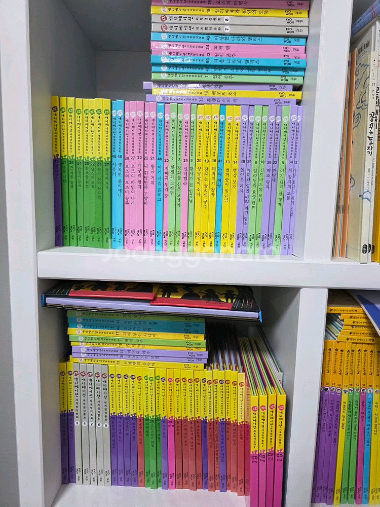 교원 3D 애니메이션 세트. 택배포함. 새것사서 진열만했어요. 최신qr버전 펜호환 cd미개봉 1,2차 전권--0