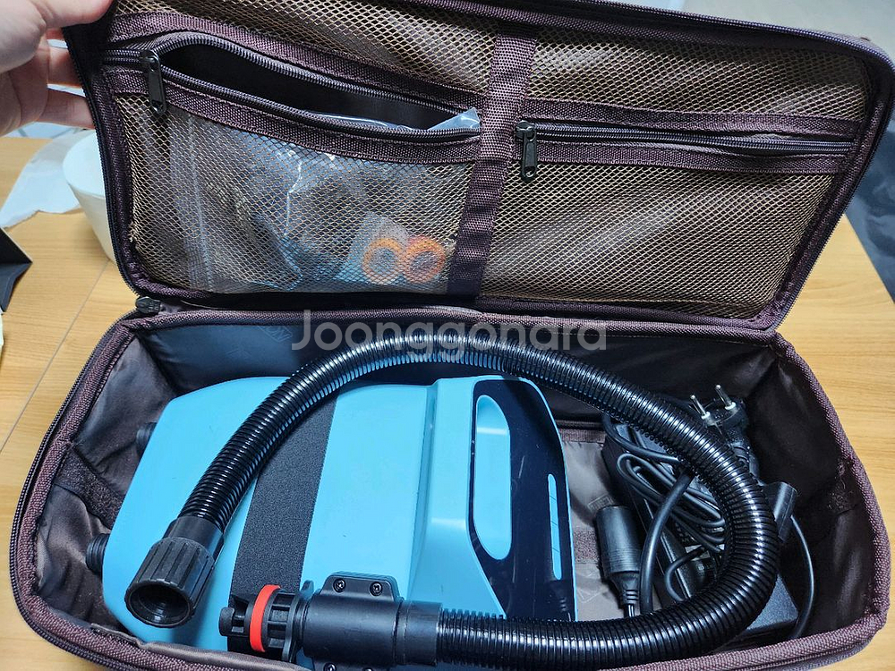 모비가든 클라우드 빌라 12.6 에어텐트+에어매트+그라운드시트+러그+에어펌프+어댑터+무선 써큘레이터--4