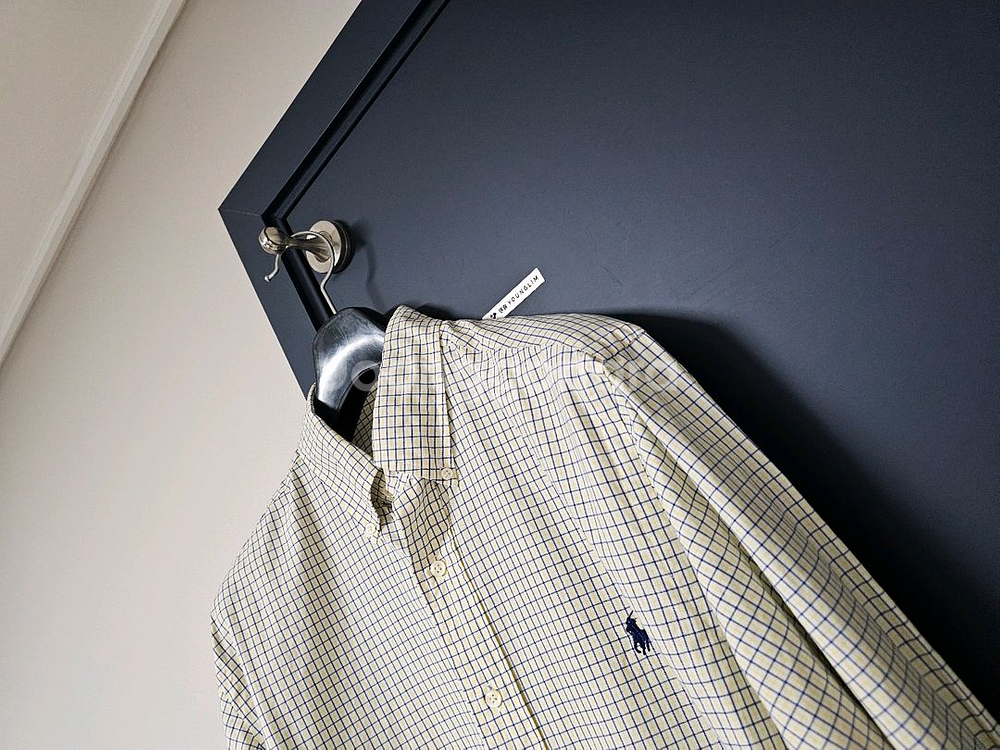 폴로 랄프로렌 체크 셔츠--4