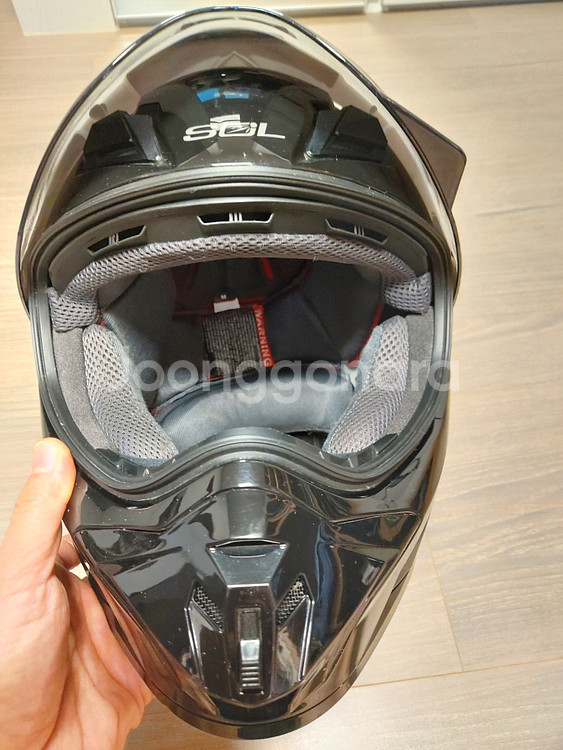 sol 오토바이 헬멧 M사이즈--3