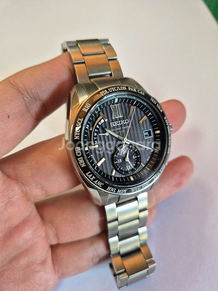 세이코 상위 브라이츠 SAGA145 전파수신 월드타임 시계 정리합니다.--4