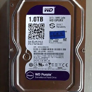 WD PUPLE 하드 1TB 3.5인치(미사용)