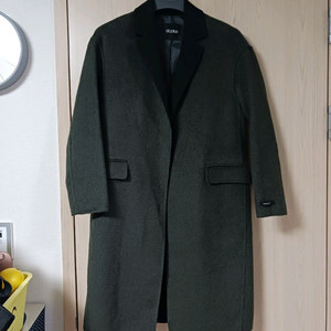 ab.plus 카키색 핸드메이드 롱코트 55 거의새거