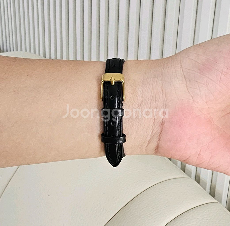 버버리 여성 금방 가죽 손목 시계 여자 팔찌--2