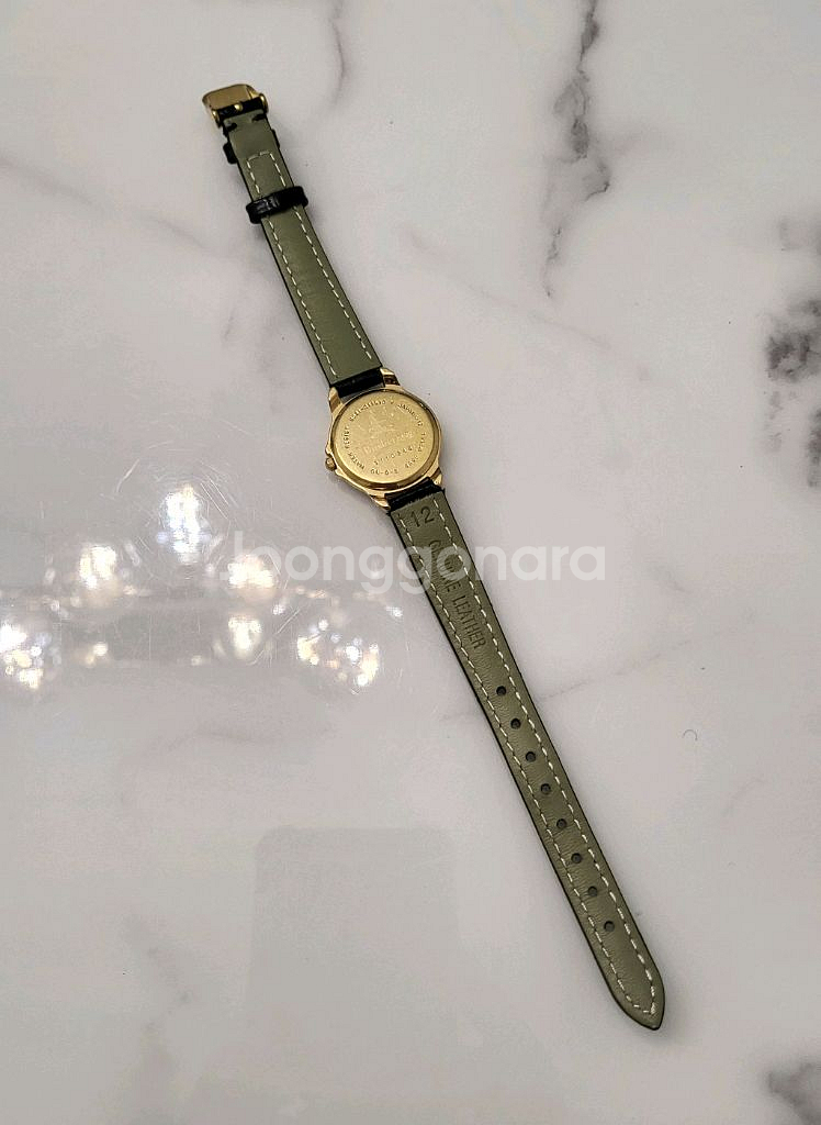 버버리 여성 금방 가죽 손목 시계 여자 팔찌--7