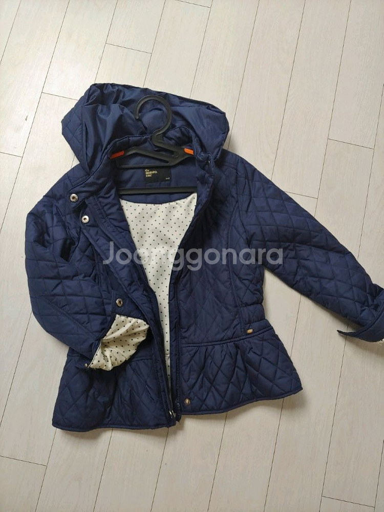 여아 꼬망스 누빔 점퍼 140사이즈(반값택포8천원)--3