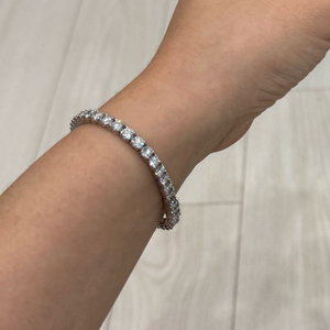 바이슐 랩다이아 테니스팔찌 2부라지 14k