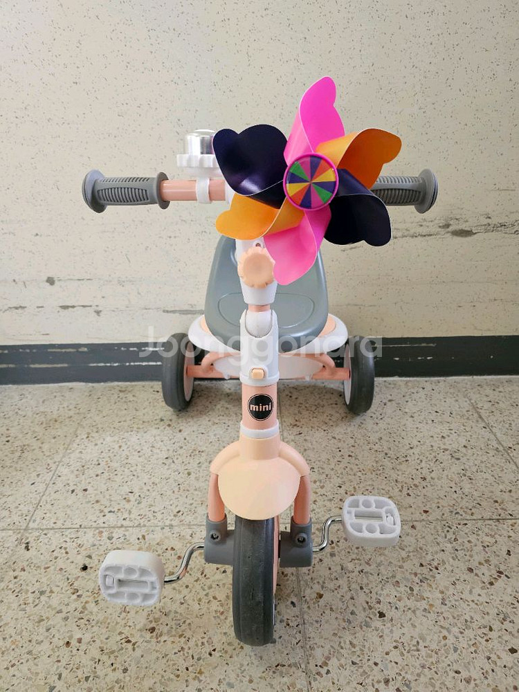 조코 접이식 유아 세발 자전거 핑크&민트 2대(상태최상)--3