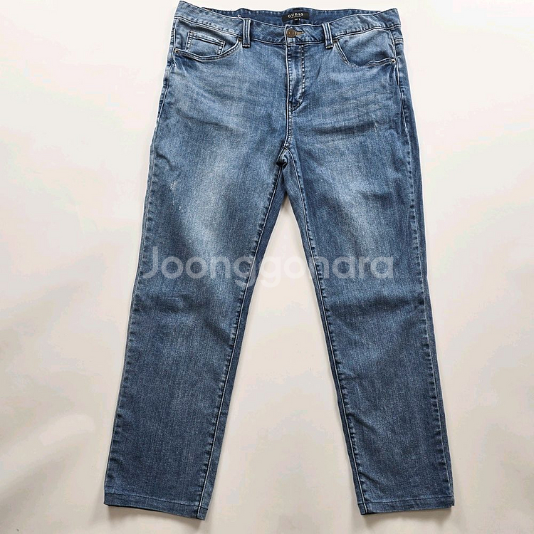게스 청바지 스판 슬림 데님 사이즈38 R2846--2