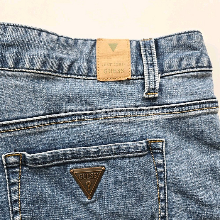 게스 청바지 스판 슬림 데님 사이즈38 R2846--4