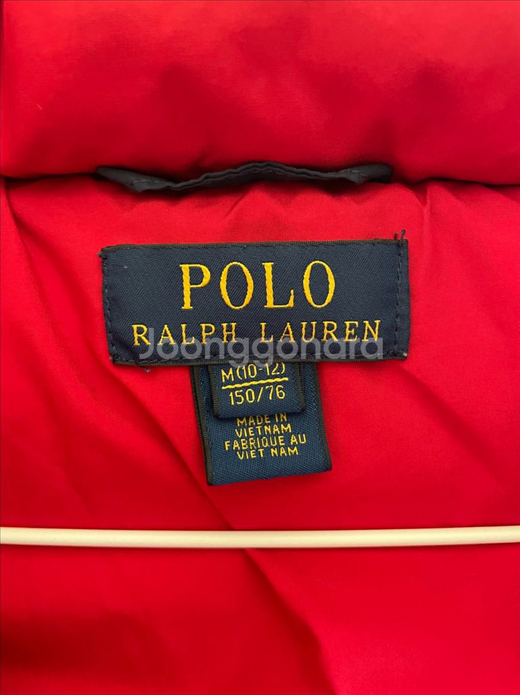 폴로 랄프로렌 키즈 다운패딩점퍼(150사이즈)--2