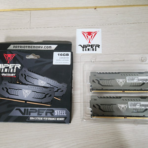 VIPER STEEL 8GB x 2 DDR4 PC4-35200 4400MHz 오버클럭램