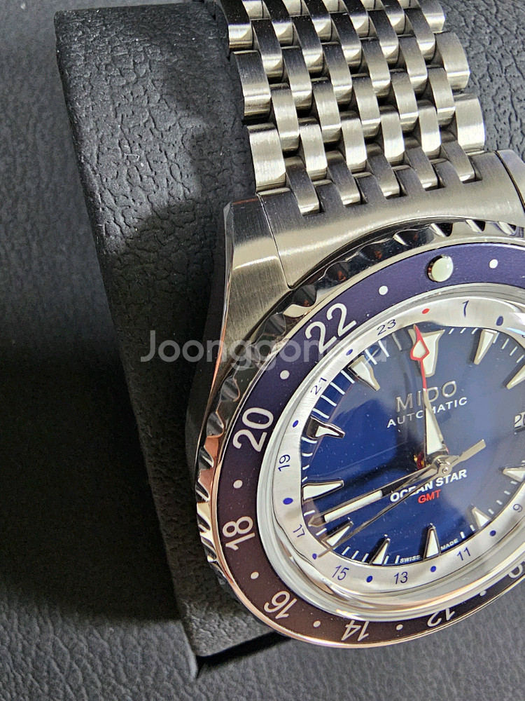 미도 오션스타 GMT 샤크 에디션 오토매틱 시계--2