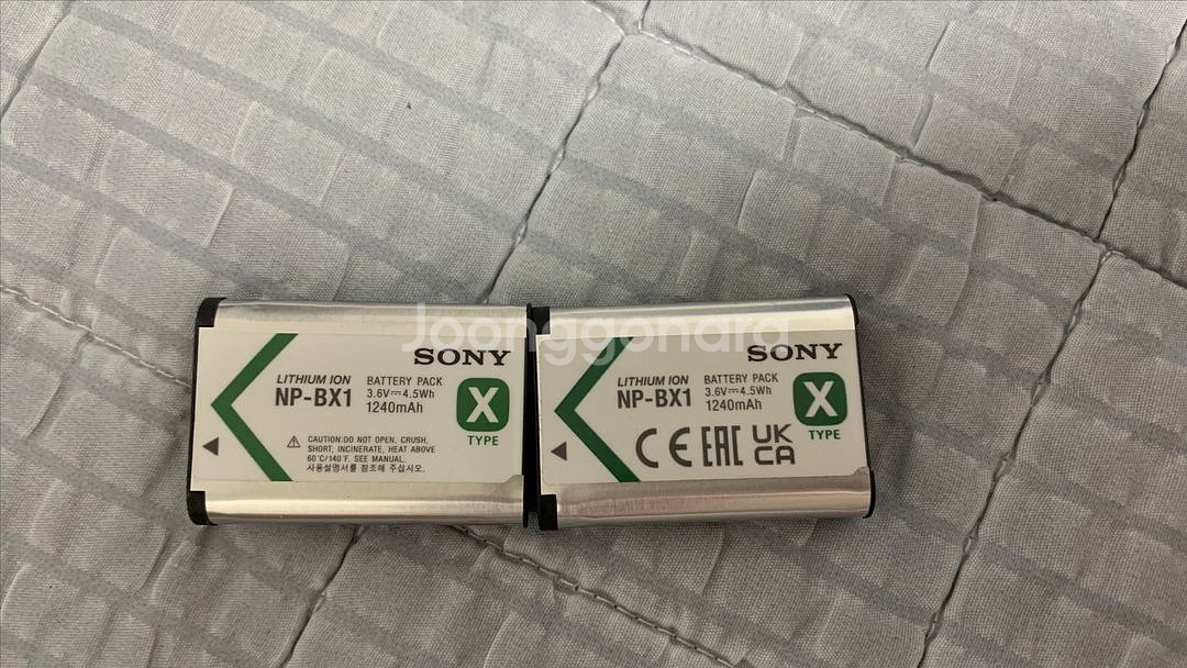 소니 정품 베터리 NP-BX1 팝니다--0