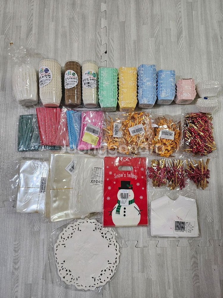 OPP 포장 비닐, 컵케이크 포장재 등 일괄--1