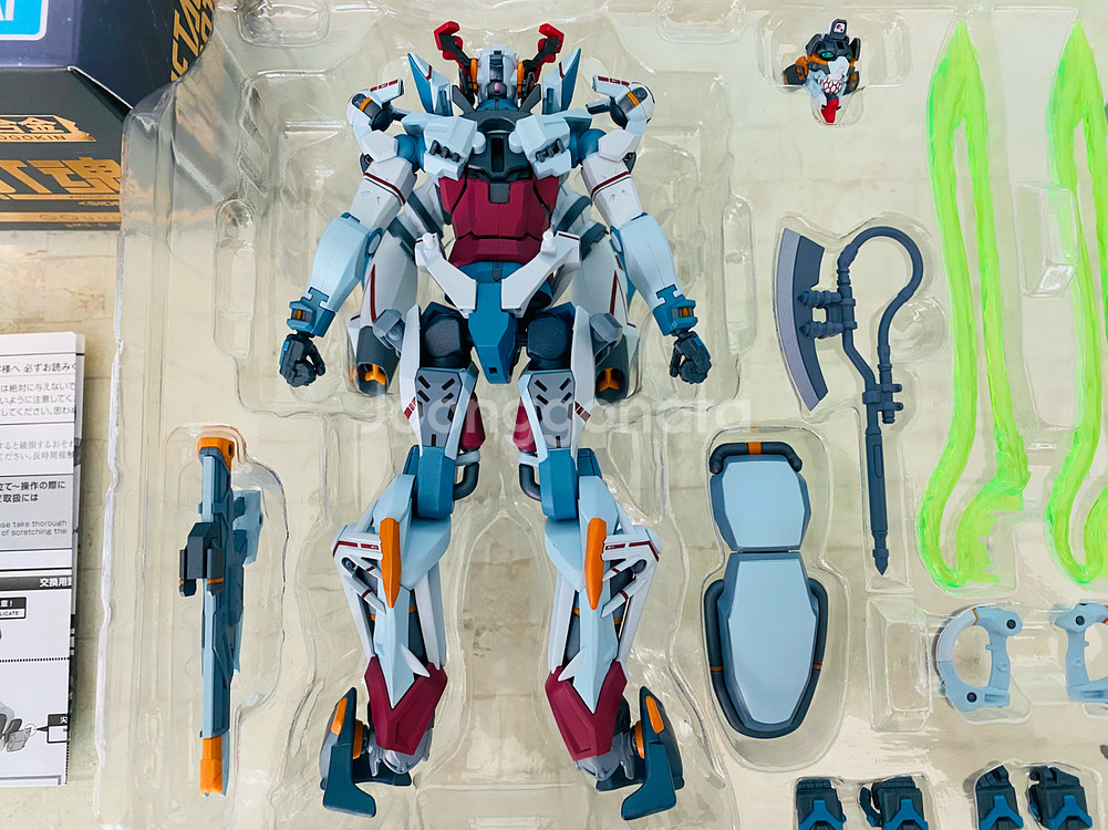 택포 메탈로봇혼 지쿠악스 붉은 건담 지쿠악스 개봉품 세트 팝니다--3