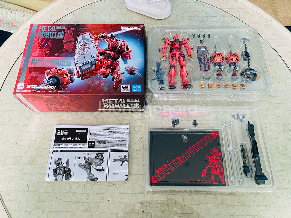 택포 메탈로봇혼 지쿠악스 붉은 건담 지쿠악스 개봉품 세트 팝니다--5