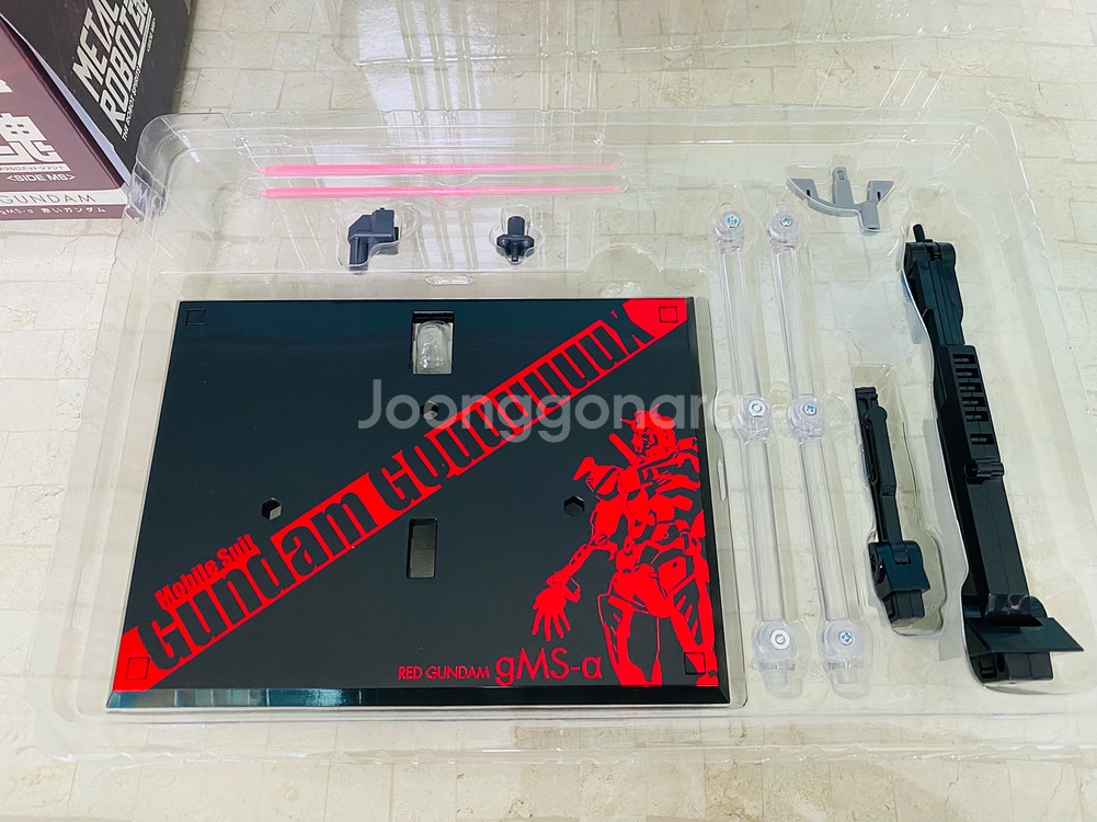 택포 메탈로봇혼 지쿠악스 붉은 건담 지쿠악스 개봉품 세트 팝니다--8