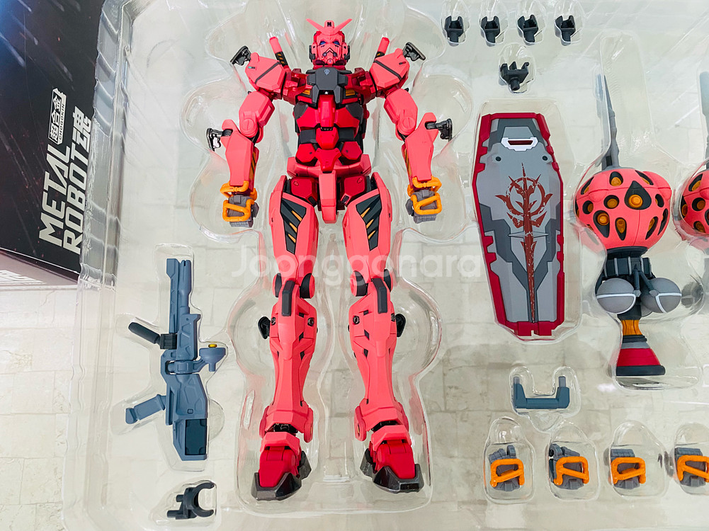 택포 메탈로봇혼 지쿠악스 붉은 건담 지쿠악스 개봉품 세트 팝니다--6