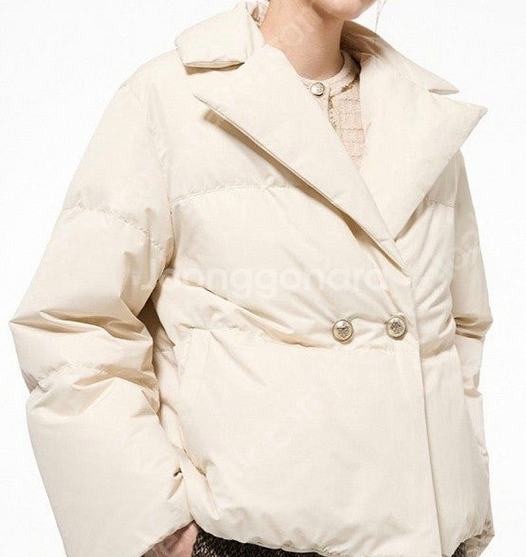 타임 패딩 후드 구스 점퍼 랑방 마인--5