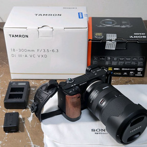 소니 a6400 + 탐론 18-300mm 렌즈 세트(개별판매 가능)