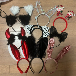 머리띠 모음 파티 롯데월드 에버랜드 코스프레 할로윈