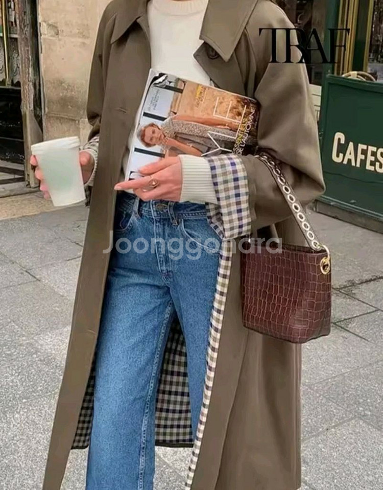 여성 트렌치코트 새상품--8