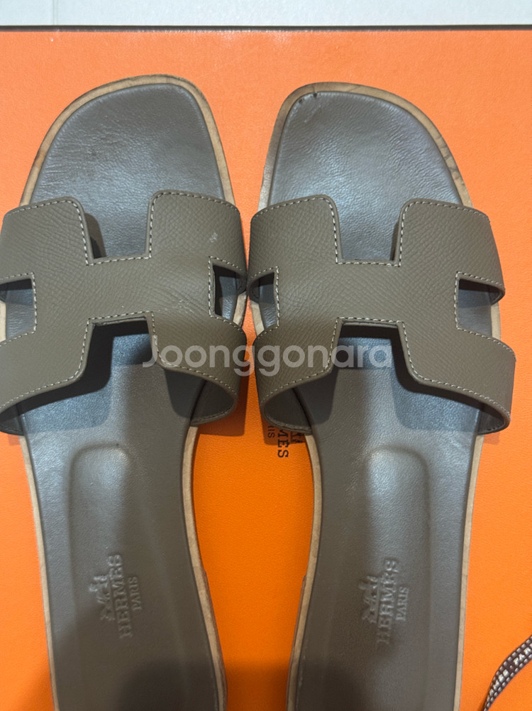 에르메스 오란 슬리퍼 에토프 풀박 38 (240-245)--2