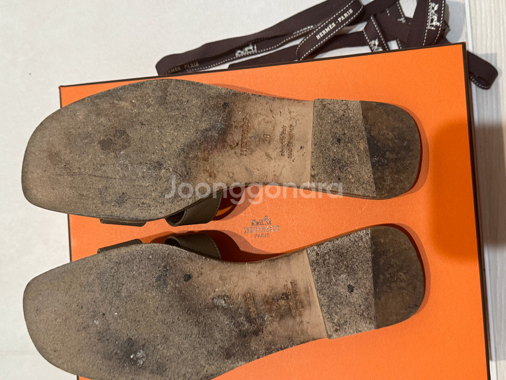 에르메스 오란 슬리퍼 에토프 풀박 38 (240-245)--3