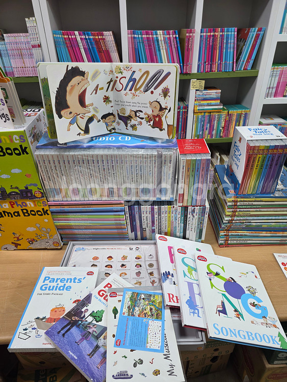 잉글리시에그 개정판 밀키블루풀세트통합팩버전(스텝,1,2,3,플러스.4.5.,NEW뮤지컬라임 드라마,명작,위인.영어--6