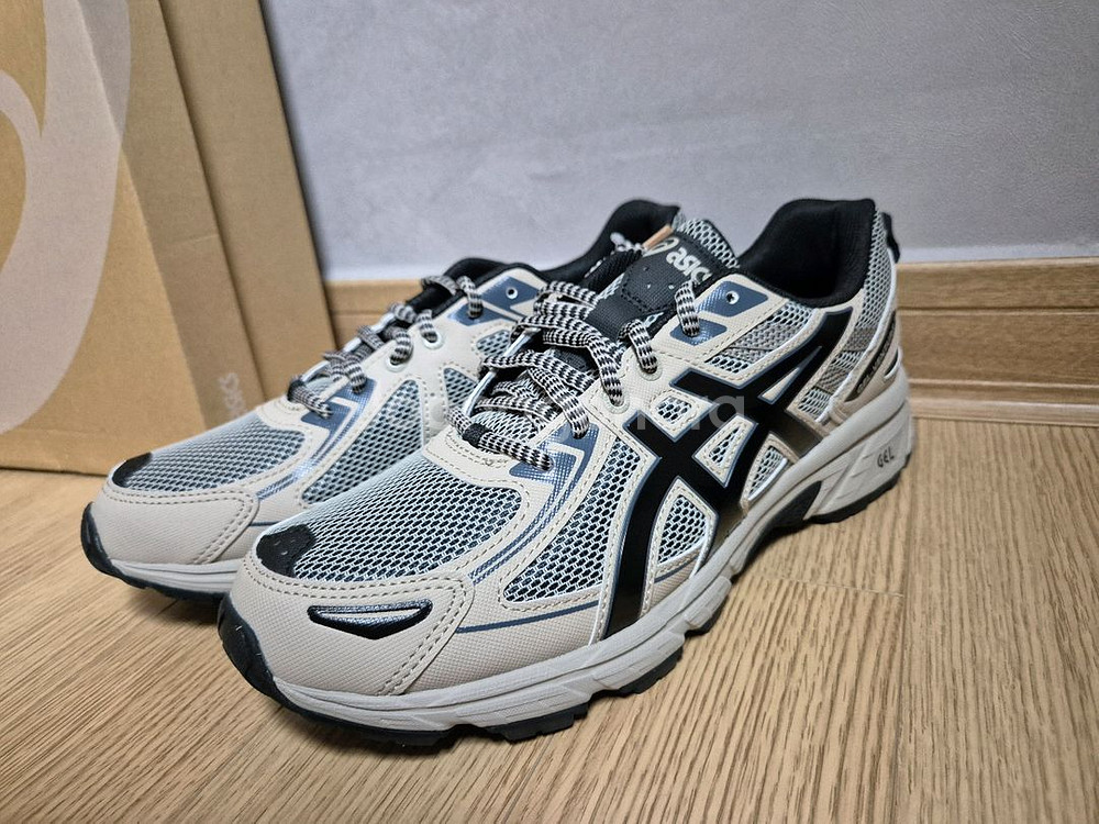(270) 아식스 젤 벤쳐 6 페더 그레이 블랙--2