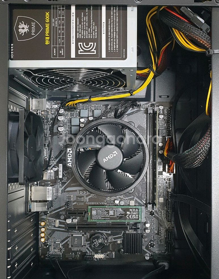 부산 새 컴퓨터본체 라이젠 5500GT 램 8G--4