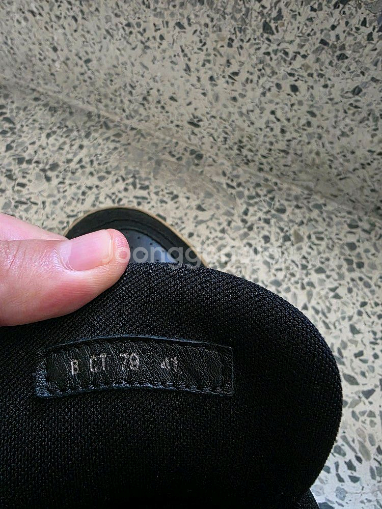 닐바렛 블랙 가죽 반탑 스니커즈 팝니다 구두 로퍼--5