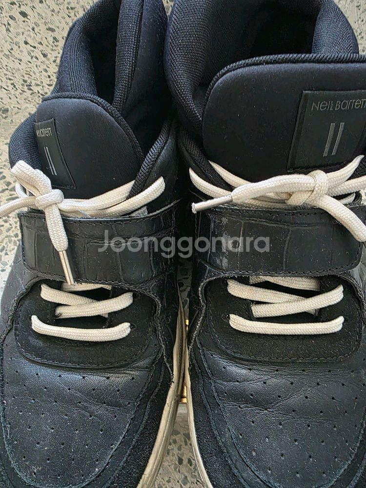 닐바렛 블랙 가죽 반탑 스니커즈 팝니다 구두 로퍼--7