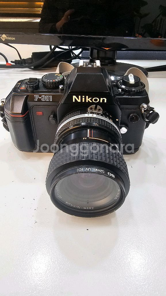 니콘 f-301 필름카메라/레트로카메라/빈티지카메라--0
