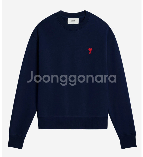 (QR정품 무료배송)아미 스몰하트 맨투맨--2