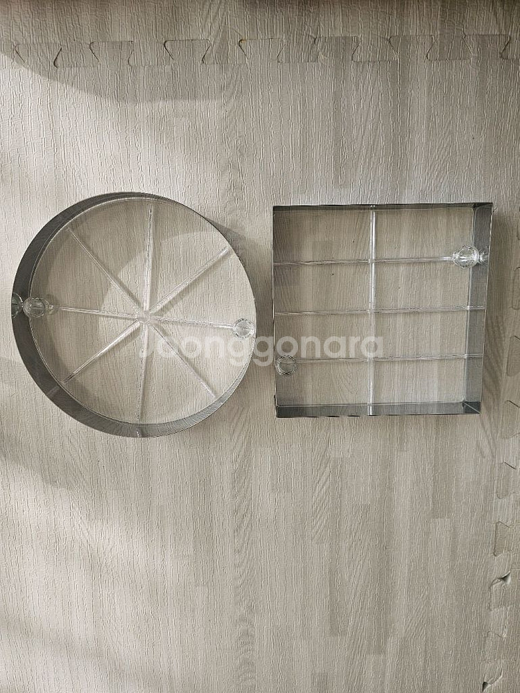 수박설기 & 사각 원형 틀, 누름판, 띠지 일괄--4