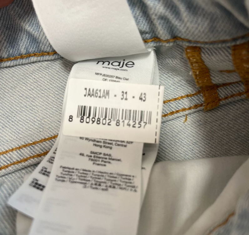 마쥬 청바지 새것 36 산드로 가니 타임 셀리느 알렉산더왕 마인 클럽모나코 띠어리--4