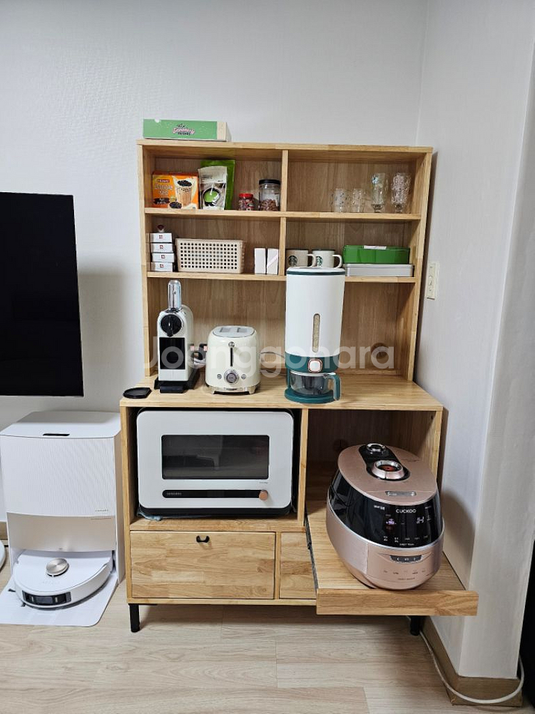 원목 광파오븐렌지대 1000--0