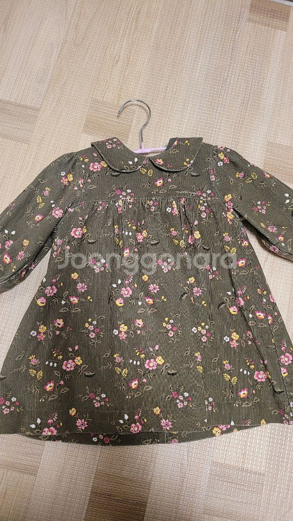 밍크뮤 코튜로이 원피스(100)--4