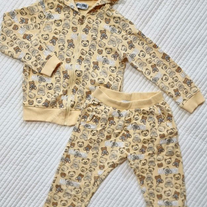 MOSCHINO Kids 모스키노 키즈 상하복세트 테디베어 후드집업 90 95 100 110곰돌이 2y 3