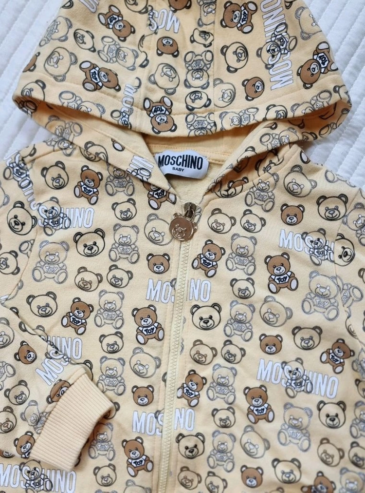 MOSCHINO Kids 모스키노 키즈 3y 상하복세트 테디베어 유아맨투맨 후드집업 90 95 100곰돌이 2y 이미지