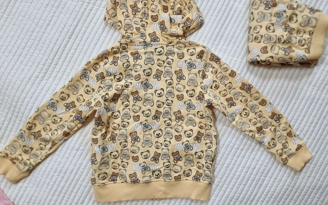 MOSCHINO Kids 모스키노 키즈 3y 상하복세트 테디베어 유아맨투맨 후드집업 90 95 100곰돌이 2y 이미지