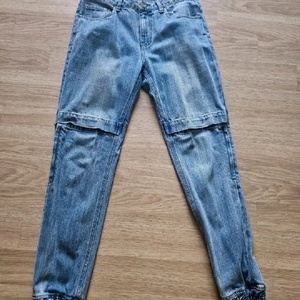 준지 조거팬츠 청바지 흑청 연청 44사이즈 정품