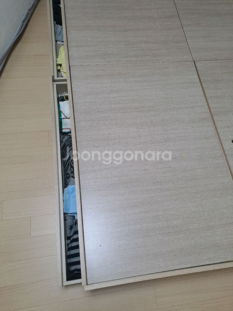 더블사이즈 수납형 침대프레임--4