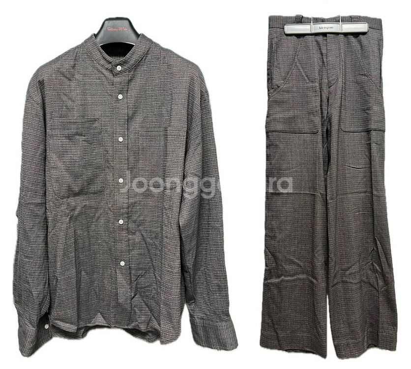 [샘플 셋업] STU 차이나 셔츠 + 팬츠 STU OFFICE--0