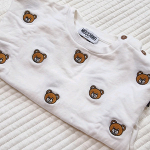 MOSCHINO kids 모스키노 키즈 테디베어 맨투맨 90 100 110 곰돌이 유아 2y 3y