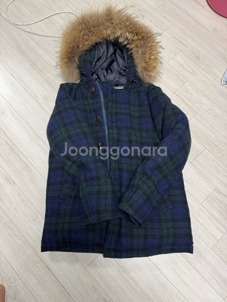 에디피스 해리스 트위드 다운 코트 자켓--0